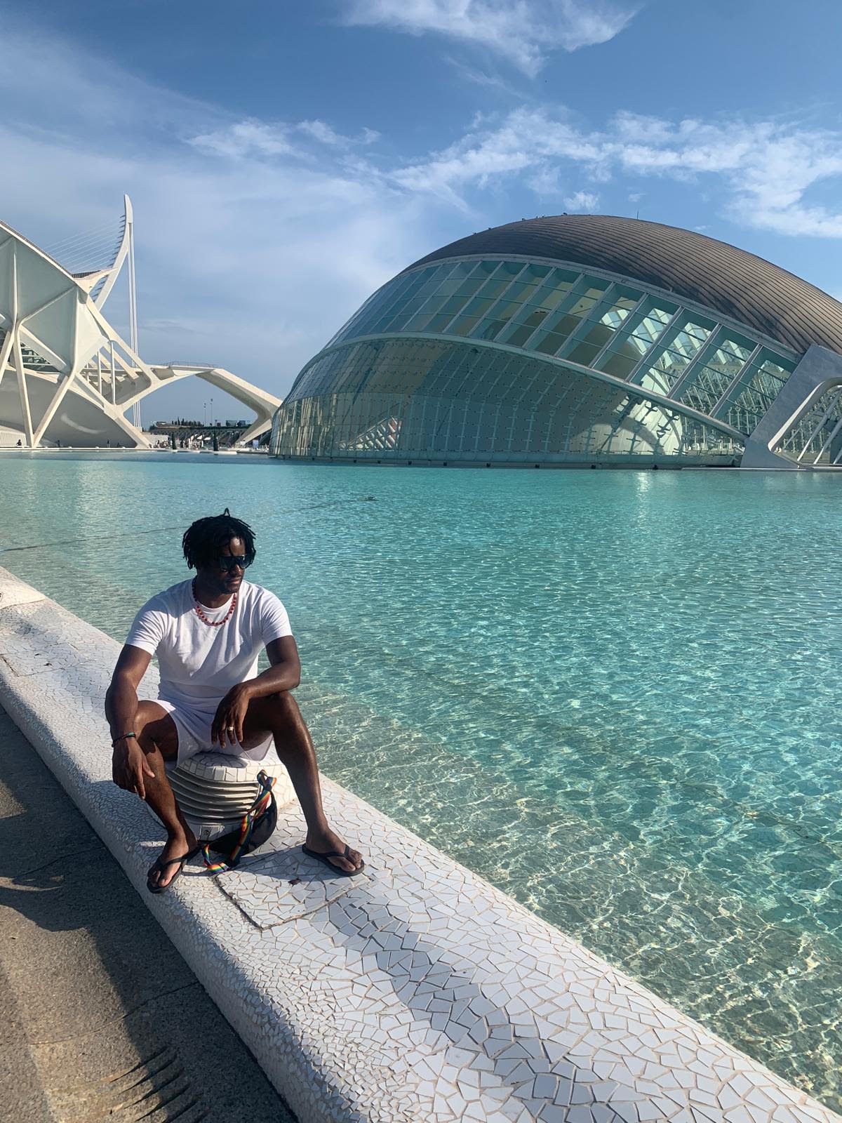Jürgen Stuart at the Ciudad de las Artes in Valencia